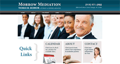 Desktop Screenshot of morrowmediation.com